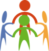 People Holding Hands In A Circle Clip Art