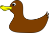 Brown Duck Clip Art