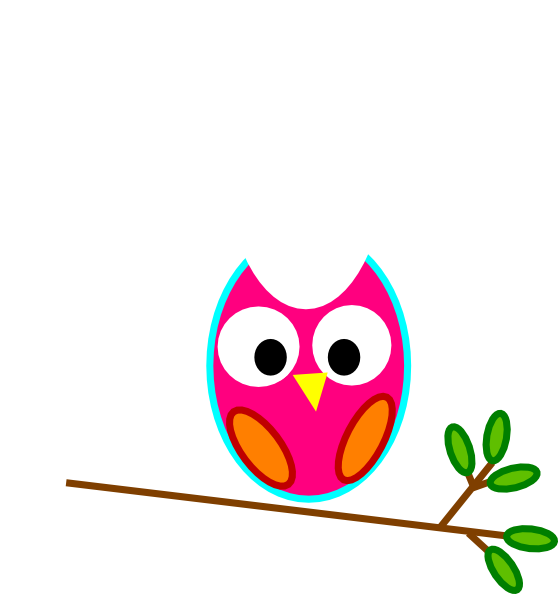 owl clip art red - photo #12