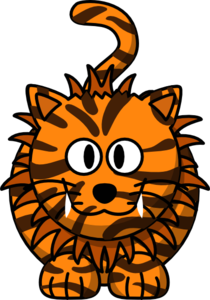 Tiger Cartoon Clip Art at Clker.com - vector clip art online, royalty