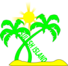 Double Palm Beach  Copyrighted Clip Art