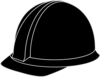 White Hard Hat Clip Art