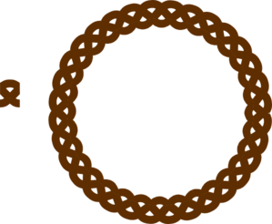 Brown Rope Border Clip Art