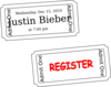 Register Ticket Button Clip Art