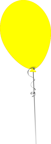 yellow balloon clipart - photo #50