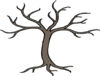 Tree With 3 Branches Clip Art