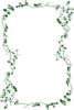 Dark Green Leaf Frame Clip Art