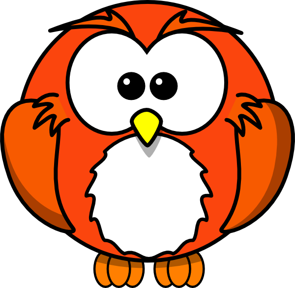 clip art orange owl - photo #43
