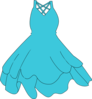 Turquoise Dress Clip Art