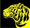 Yellow Tiger Clip Art