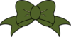 Green Bow Clip Art