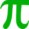 Green Pi Clip Art