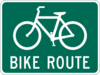 Bike Green Sign Clip Art