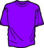 T-shirt-purple Clip Art