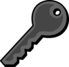 Dark Key Clip Art