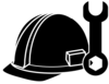 White Hard Hat Clip Art