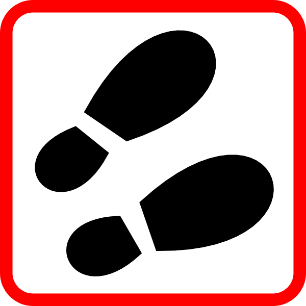 clipart of footprints - photo #10