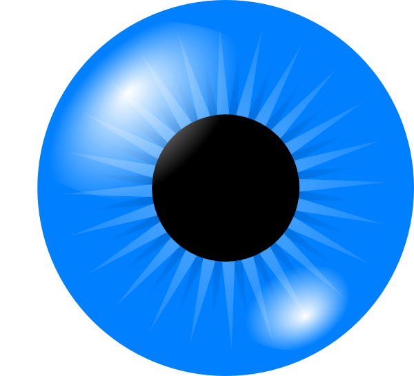 Light Blue Eye Clip Art at Clker.com - vector clip art online, royalty