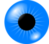 Light Blue Eye Clip Art