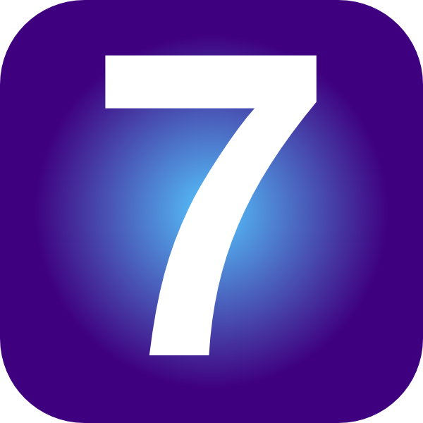 Number 7 Clip Art At Clker Com Vector Clip Art Online Royalty Free Public Domain