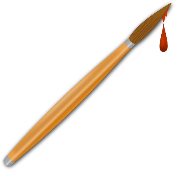 paint brush clip art free - photo #25