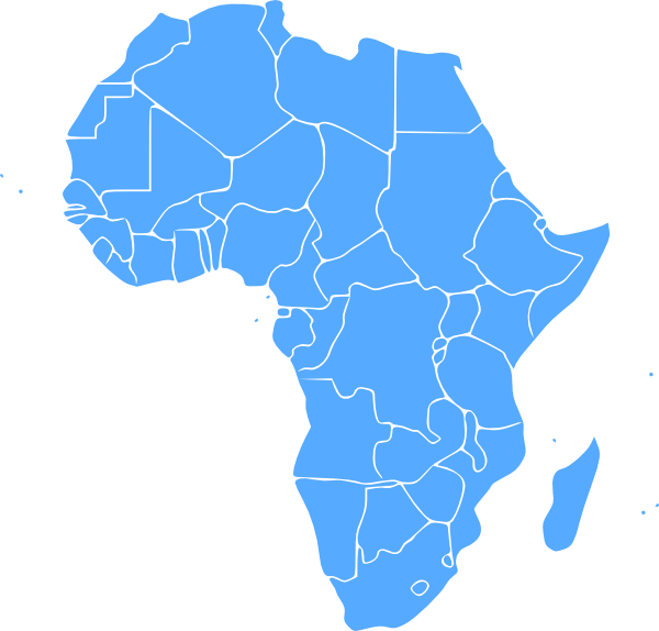 free clipart map of africa - photo #16