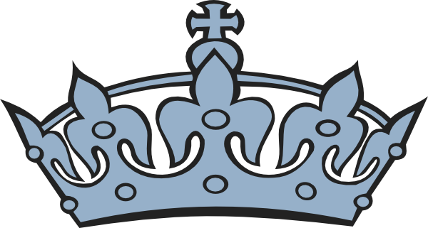 Blue Crown Clip Art at Clker.com - vector clip art online, royalty free