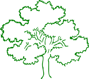  25% Oak Tree Clip Art