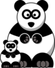 Panda Mkom Clip Art