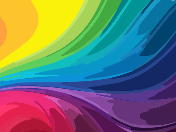 rainbow background clipart - photo #1