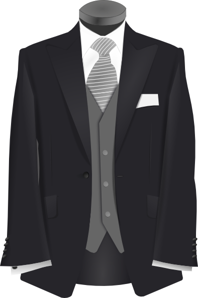 tuxedo jacket clipart - photo #1