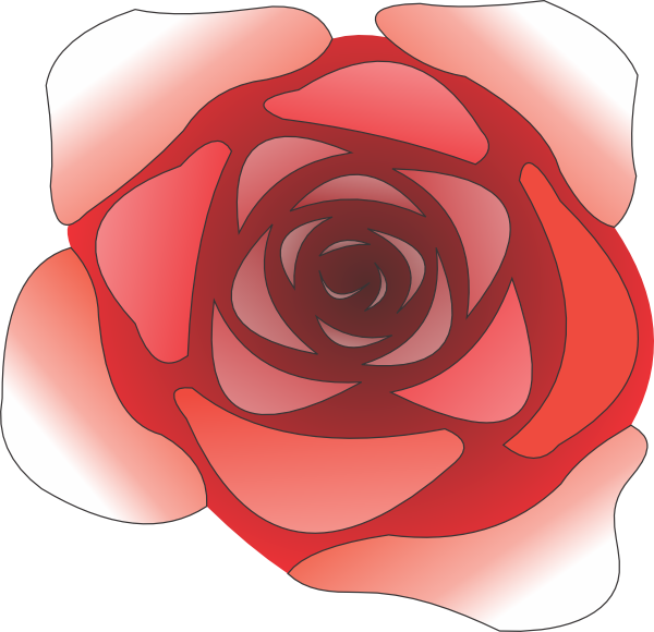 flower clip art rose. Rose Flower Plant