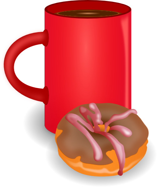 coffee and donuts clipart - photo #6