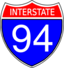 I-94 Sign  Clip Art