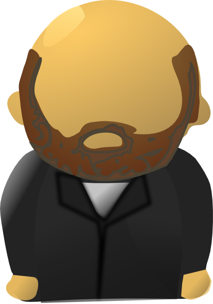 man with beard clipart - photo #33