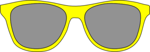 Yellow Sunglass Clip Art