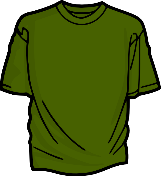 green t shirt clipart - photo #15