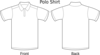 Poloshirttemplate Clip Art