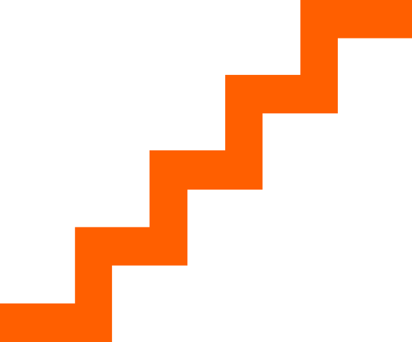 Orange Stairs Clip Art at Clker.com - vector clip art online, royalty