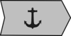 Grey Ship At Anchor Clip Art