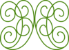 Swirl Green Clip Art