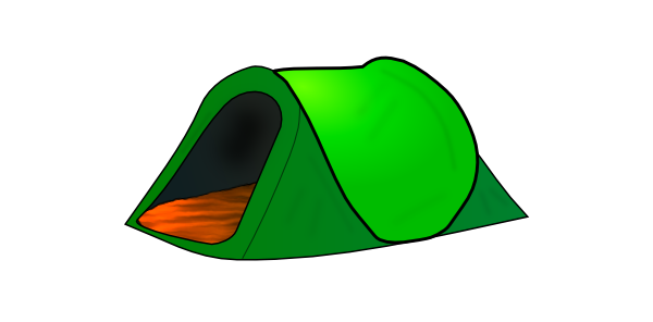 green tent clip art - photo #7