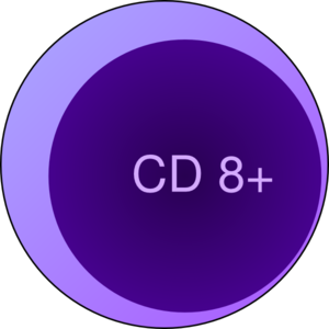 Mayor CD8
Menor CD4
