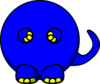 Blue T Rex Body Clip Art