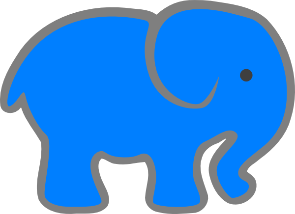 clipart green elephant - photo #46