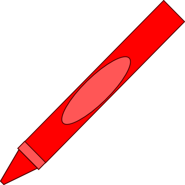 Totetude Red Crayon Clip Art at Clker.com - vector clip ...