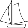 Sailing Boat White Clip Art