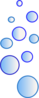 Lots Of Blue Bubbles Clip Art