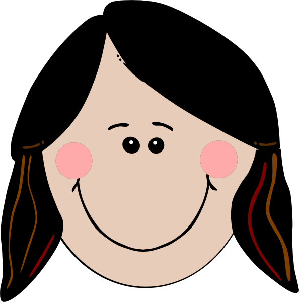 clipart girl smiling - photo #9