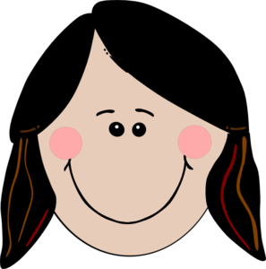 helpful girl clipart smiling
